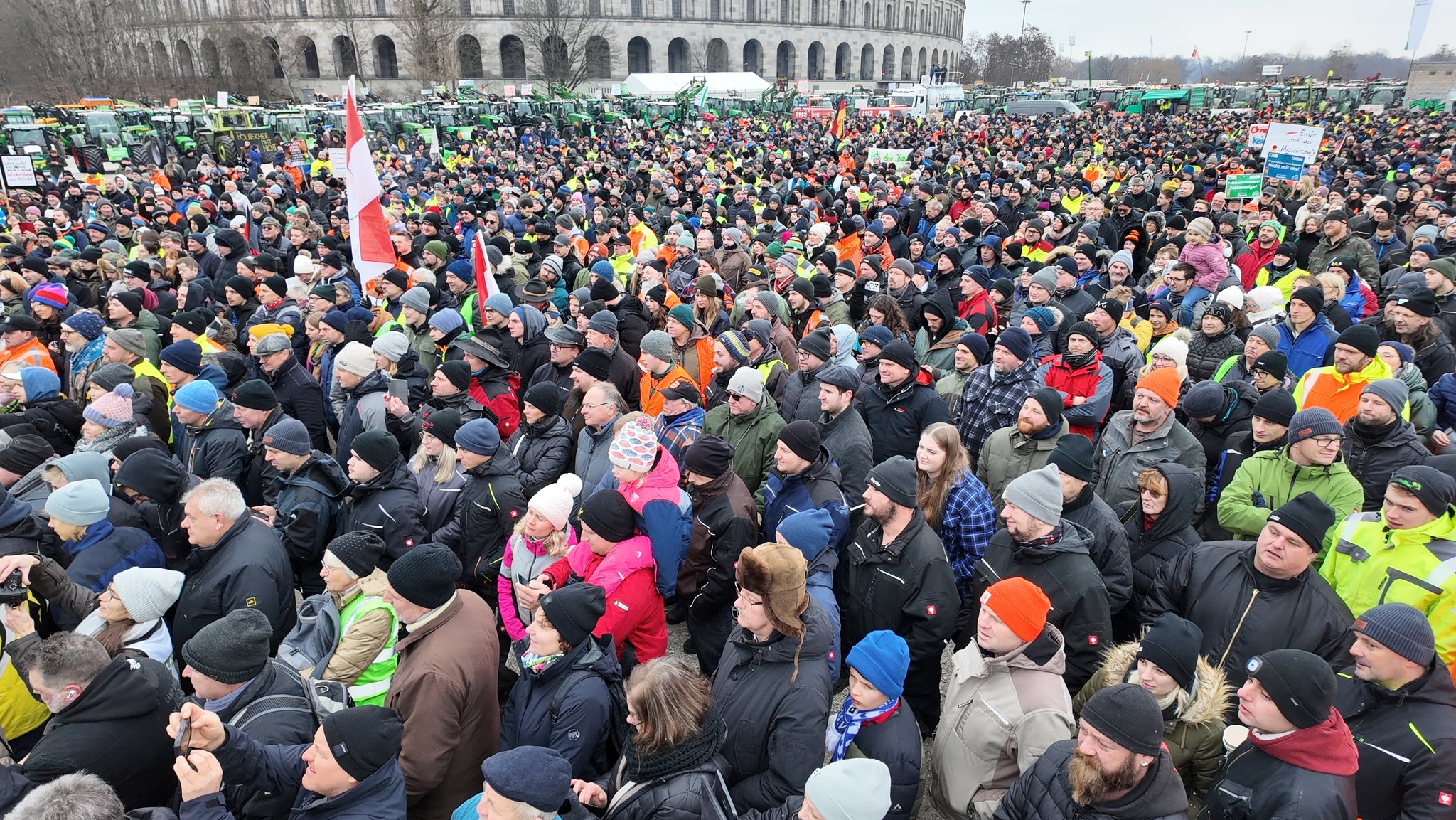 Bauernprotest in Nürnberg 