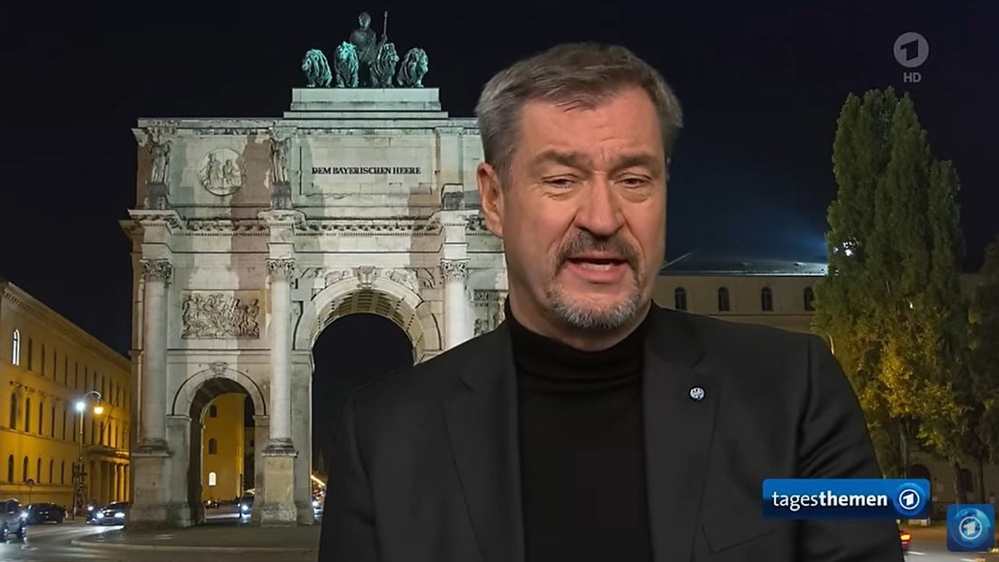 Markus Söder im "Tagesthemen"-Interview