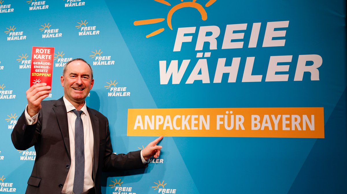 Hubert Aiwanger (Freie Wähler), Wirtschaftsminister von Bayern und Parteichef der Freien Wähler