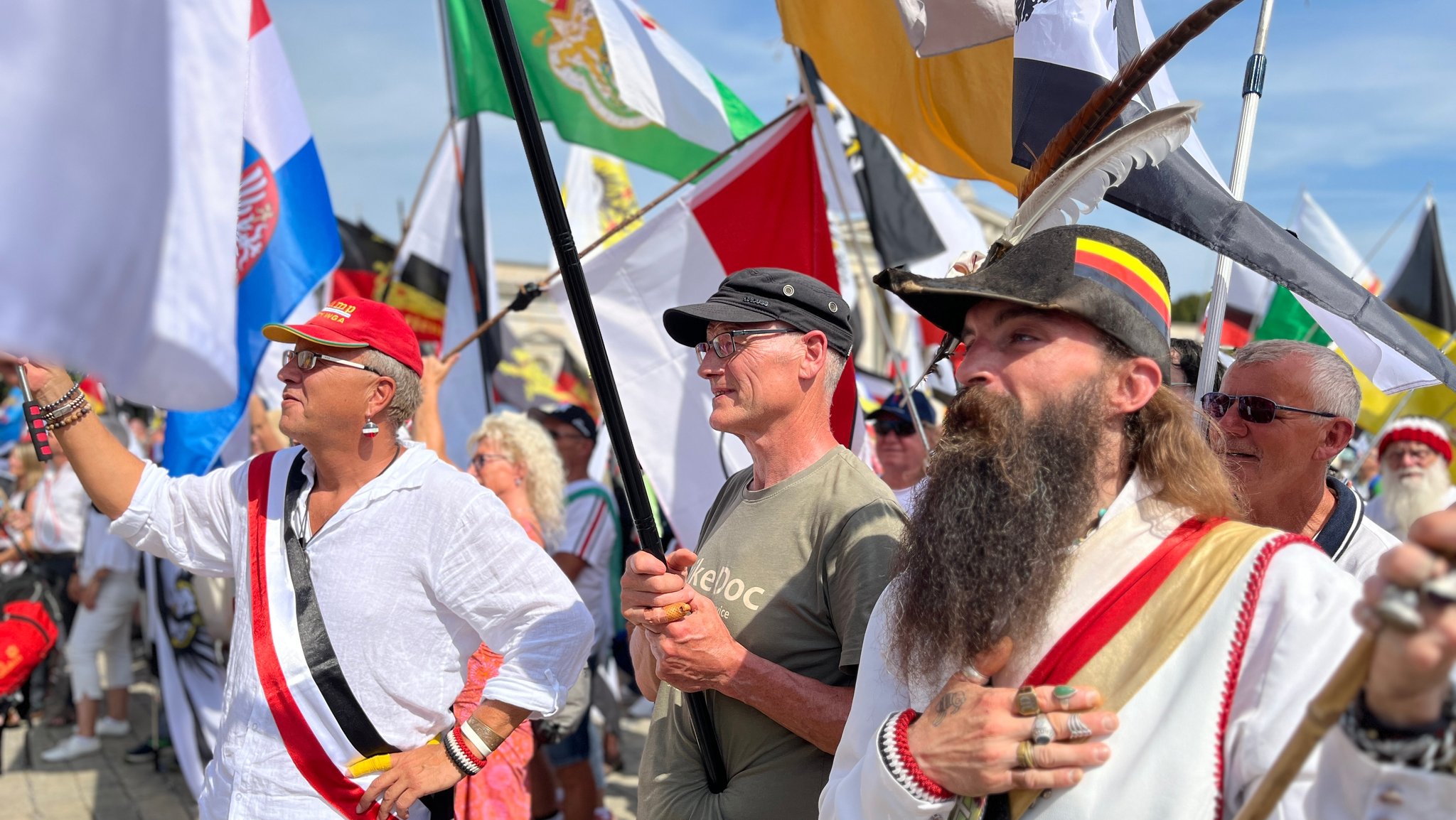 Reichsbürger demonstrieren in München