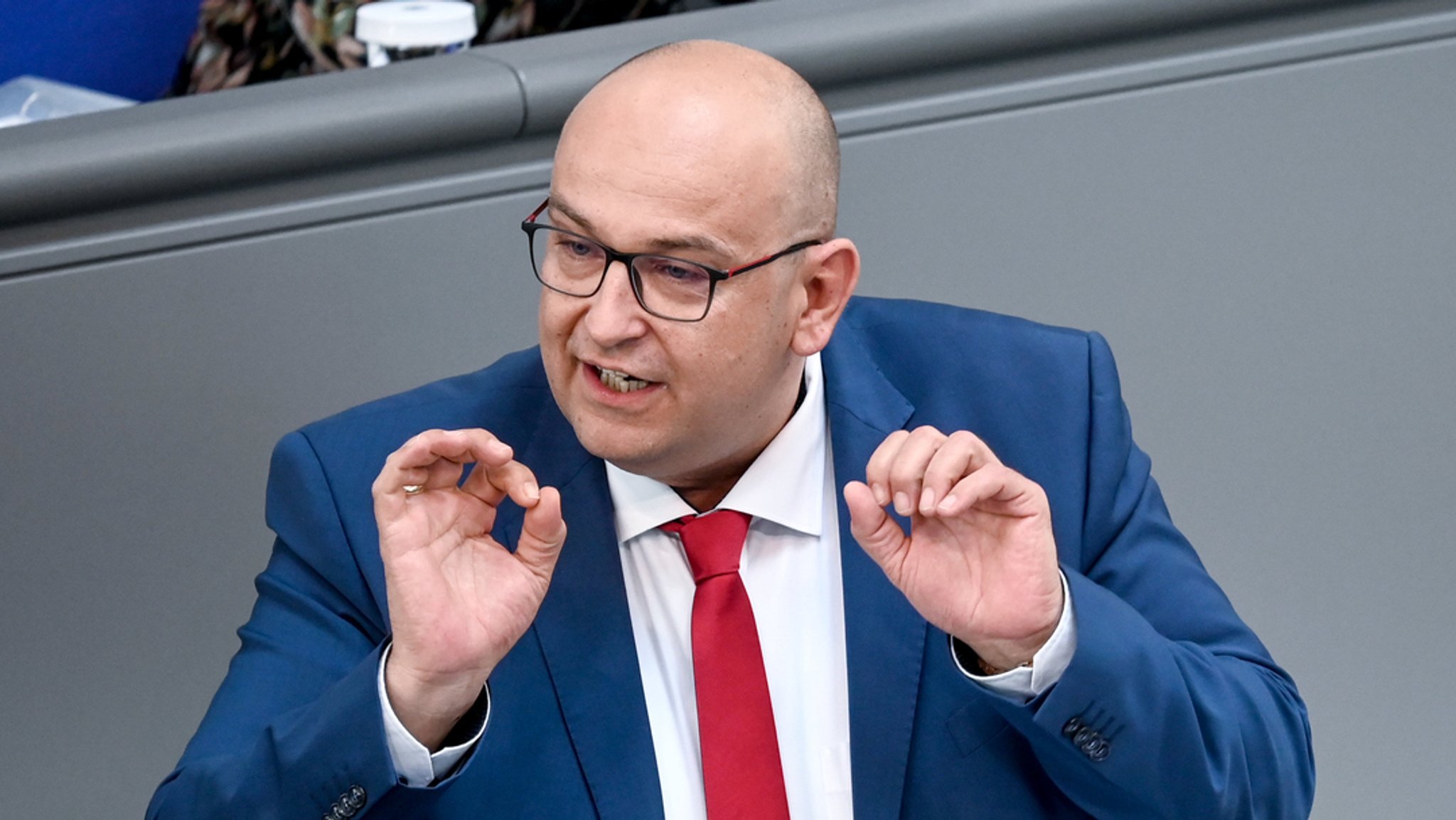 Stephan Protschka bei einer Rede im Bundestag 