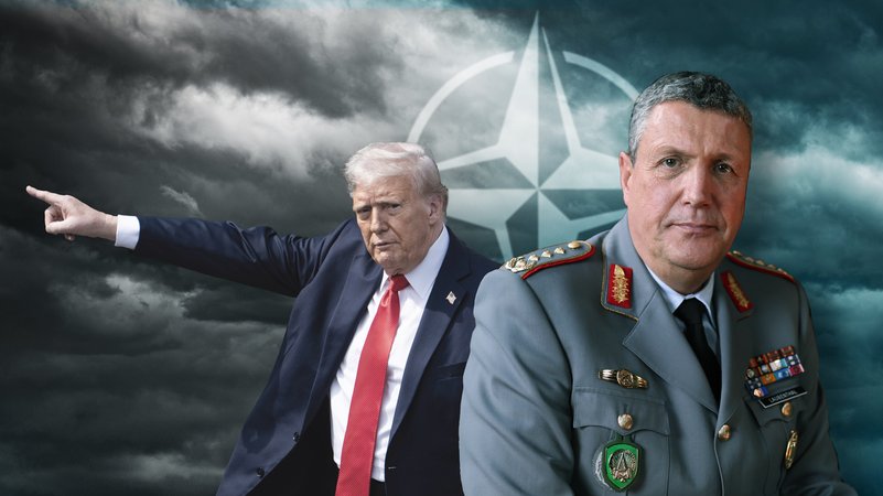 Hoher NATO-General: Kann Europa Putin standhalten? I 7 Fragen Zukunft I BR24 | Bild: picture alliance / Sipa USA | CQ-Roll Call/ CHROMORANGE | Linda Brotkorb; BR Montage Hoher NATO-General: Kann Europa Putin standhalten? I 7 Fragen Zukunft I BR24