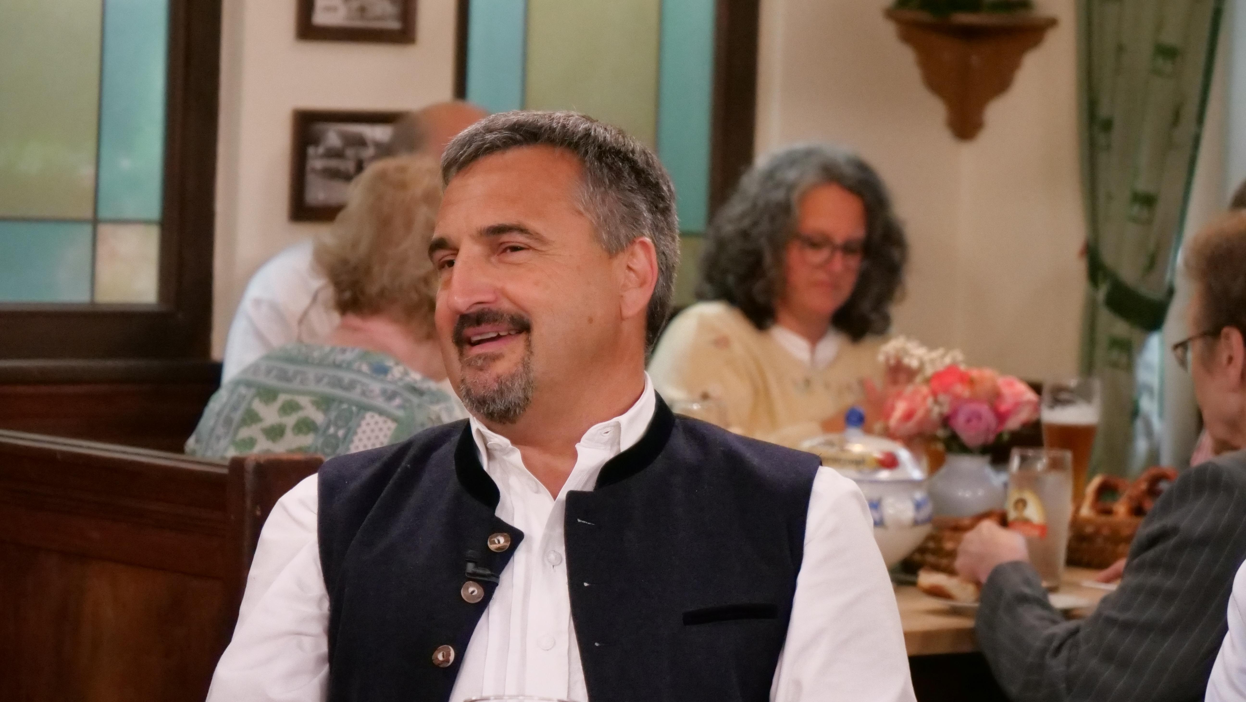 Georg Hackl am Sonntags-Stammtisch