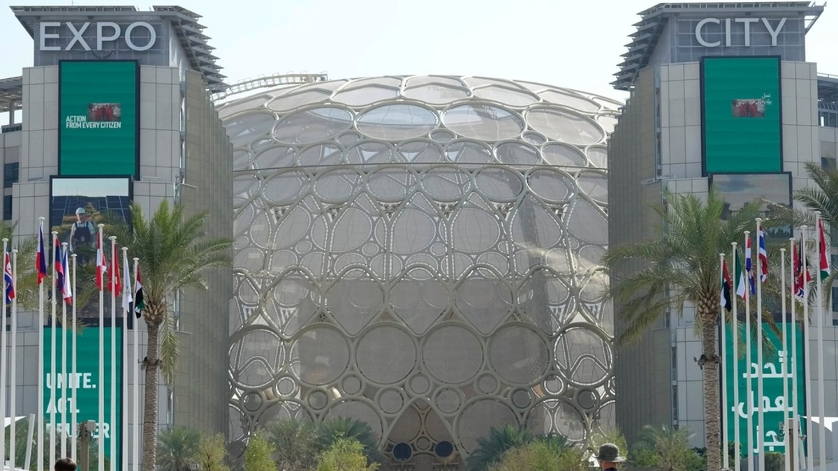Der Al Wasl Dome auf dem Gelände der Expo City in Dubai.