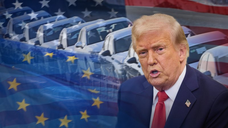 Zollstreit mit den USA: Deutschland trifft es am Härtesten | Bild: picture alliance / SvenSimon | Frank Hoermann/SVEN SIMON Zollstreit mit den USA: Deutschland trifft es am Härtesten