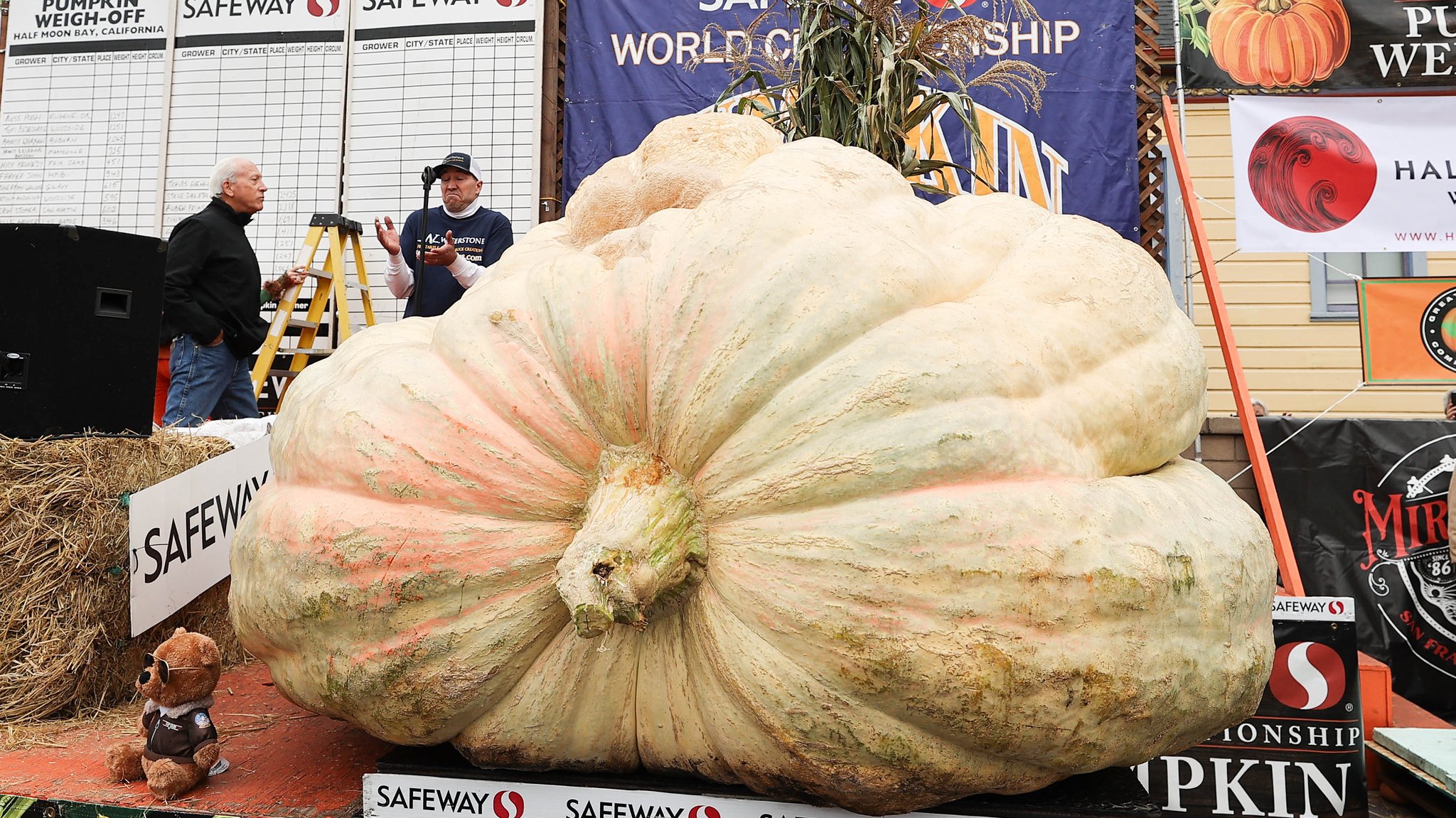  Stolze 1161 Kilogramm bringt das Gewächs von Travis Gienger auf die Waage.