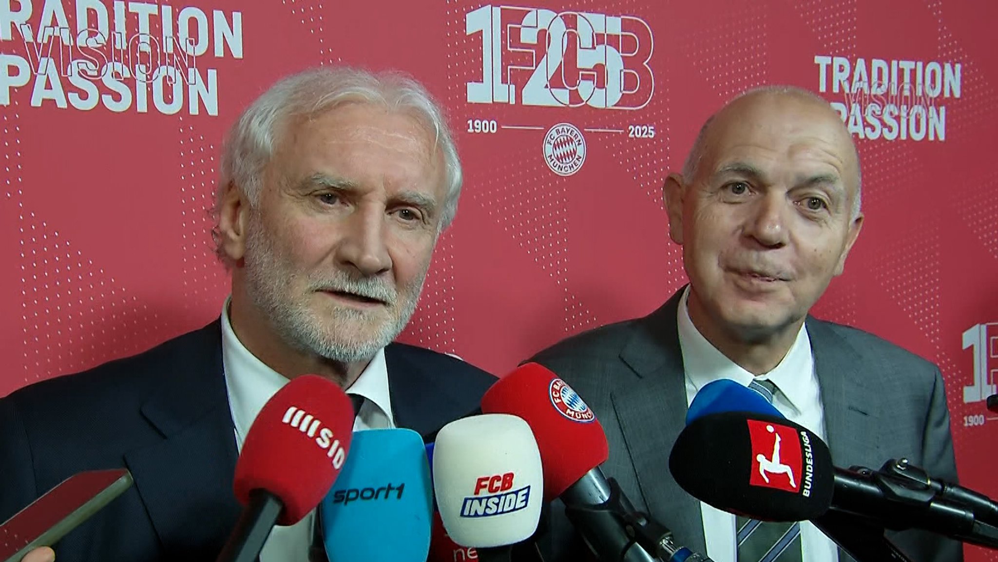 DFB-Sportdirektor Rudi Völler (l.) und DFB-Präsident Bernd Neuendorf