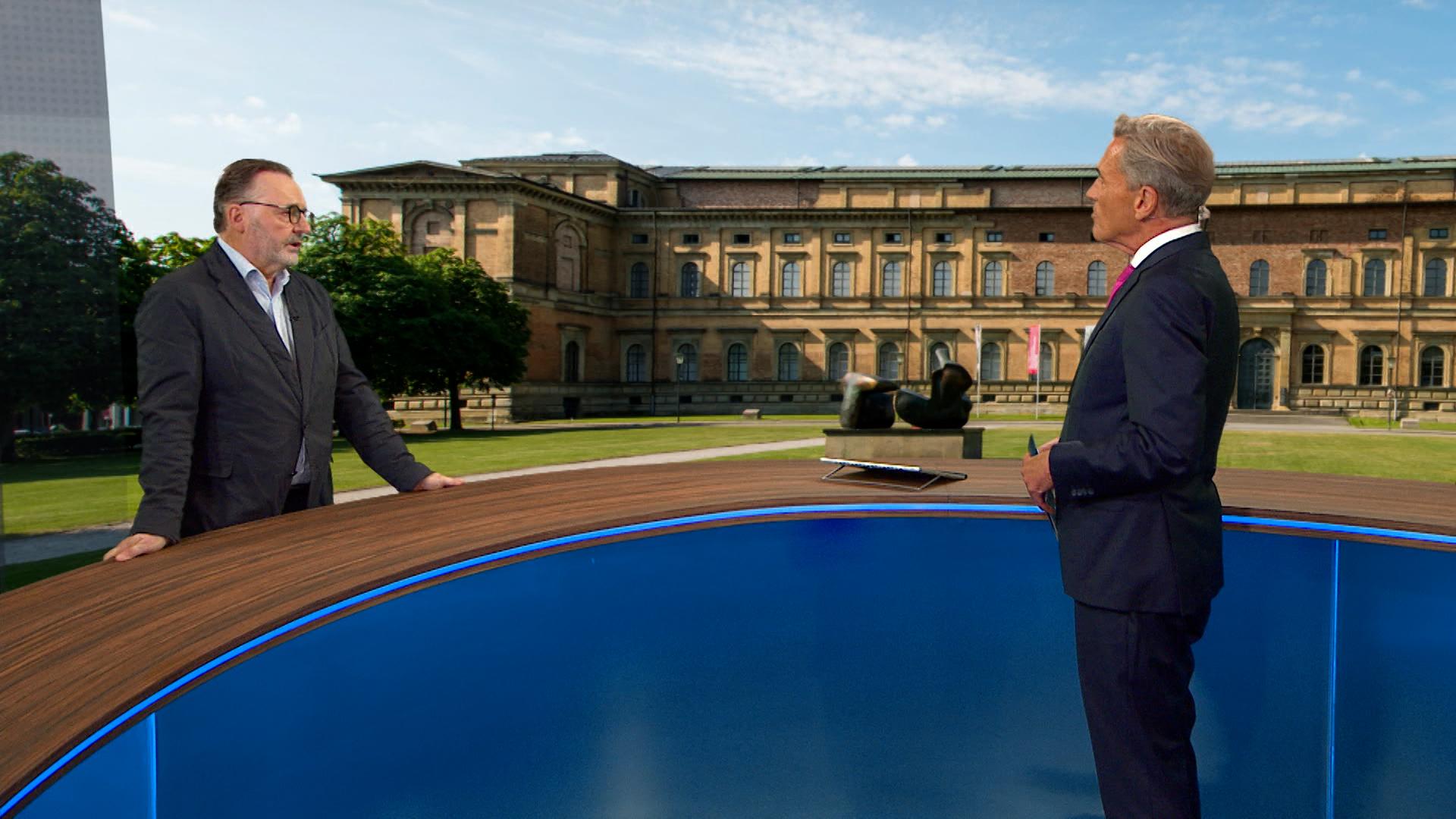 Interview mit Anton Biebl, Direktor der Bayerischen Staatsgemäldesammlungen, zur Rückgabe von NS-Raubkunst.