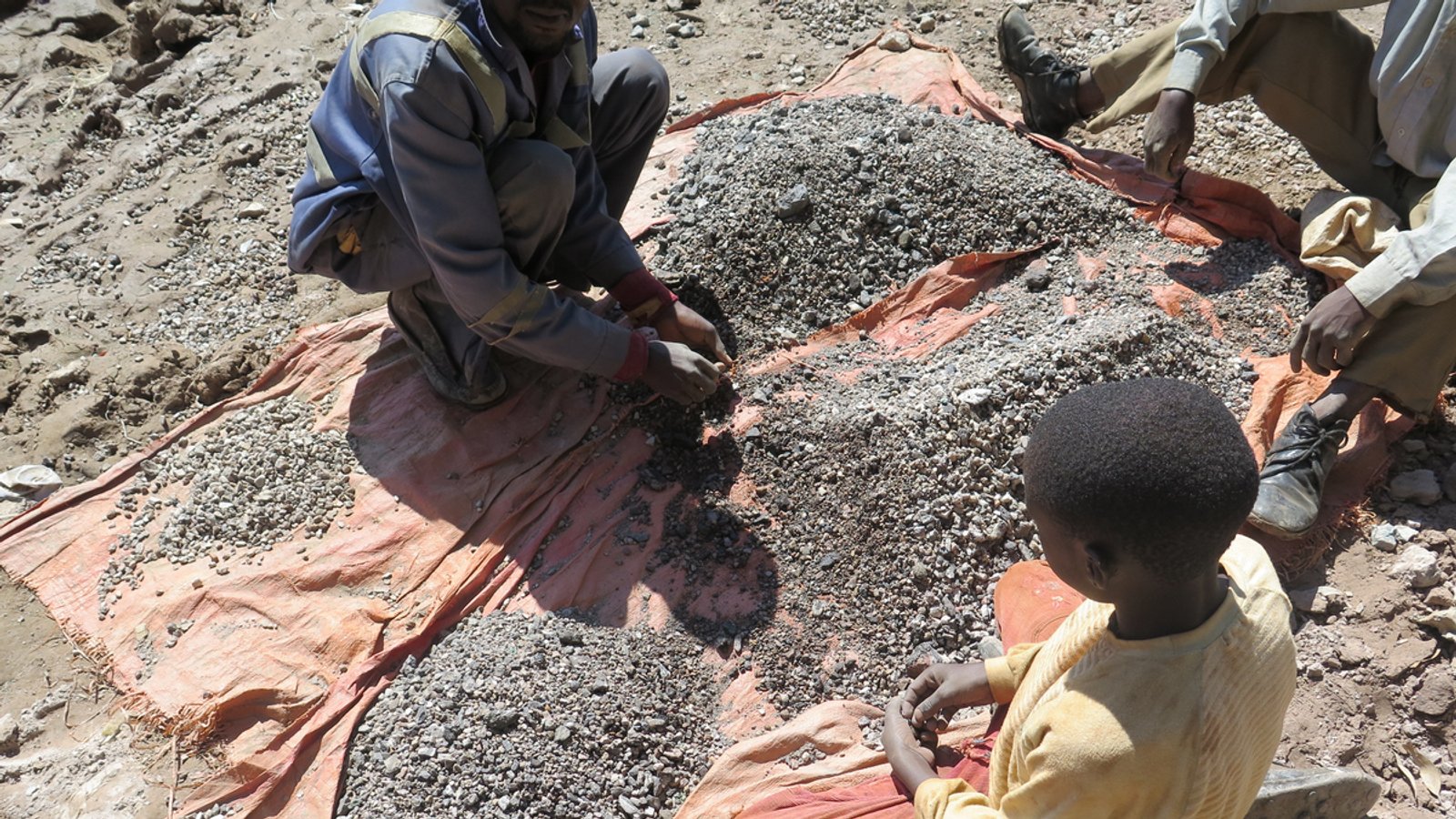 Kinderarbeit in einer Kobaltmine im Kongo