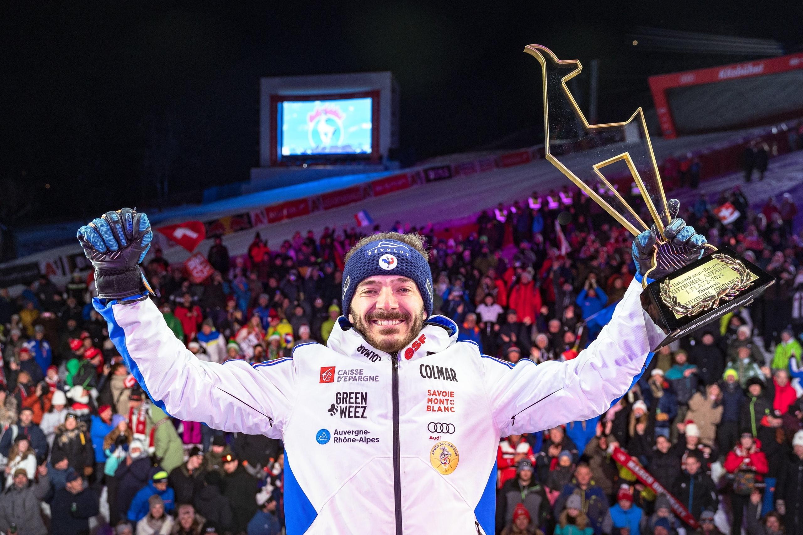 Der zweimalige Kitzbühel-Sieger Cyprien Sarrazin 