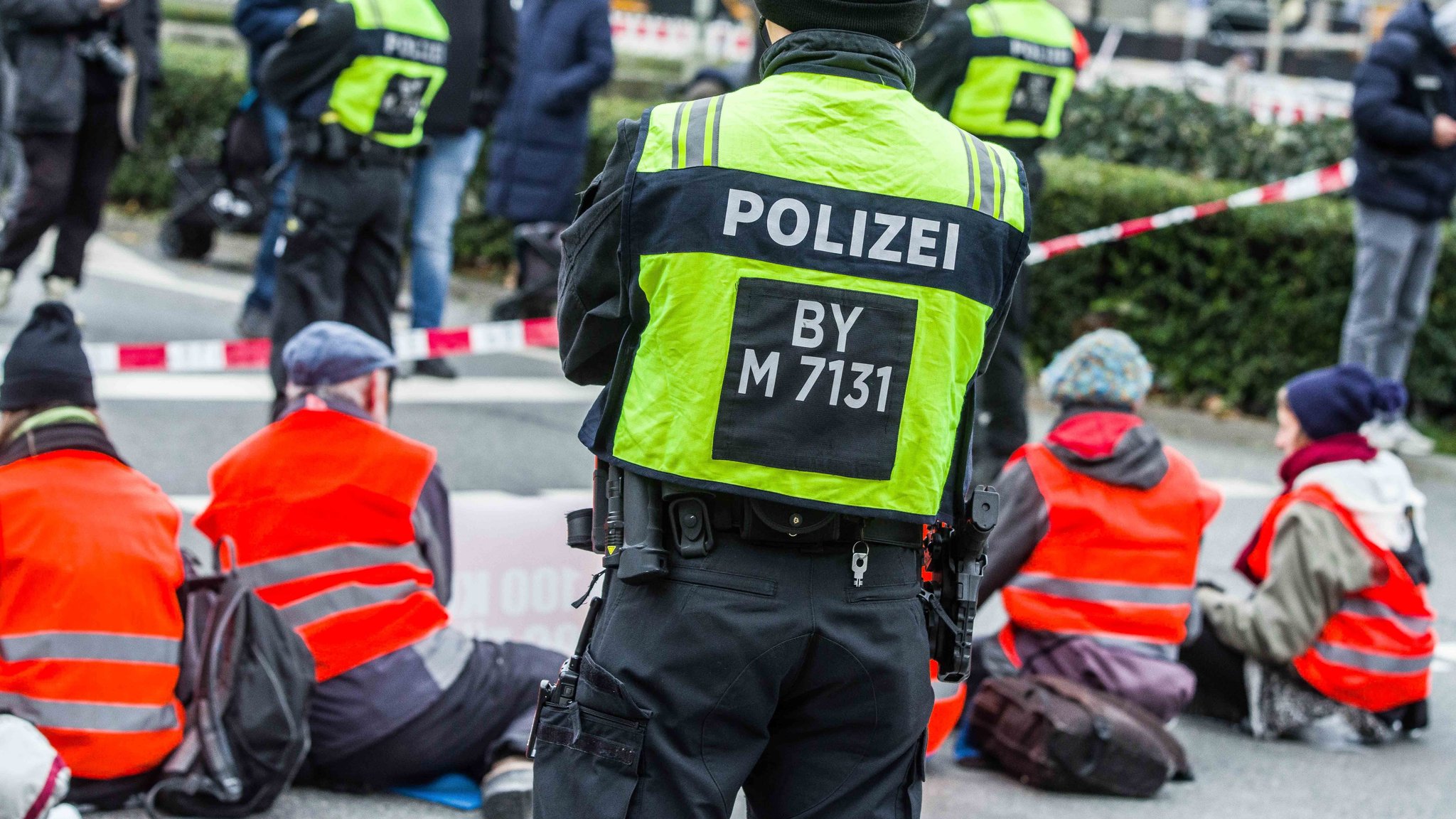 Klimaprotest der "Letzten Generation" in München (Archiv)