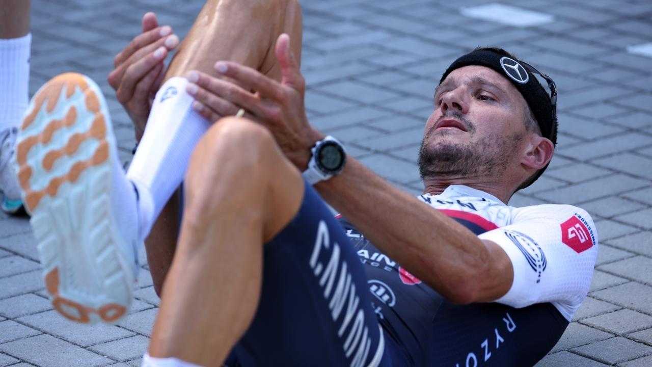 Challenge Roth 2022 Spitzenreiter Jan Frodeno gibt beim Laufen auf
