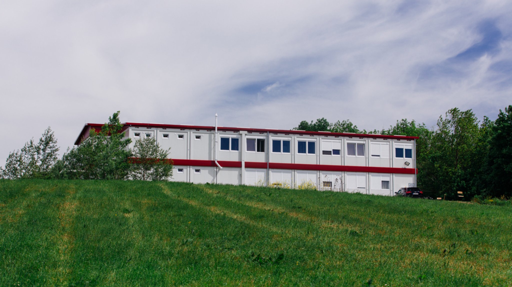 Archivbild (2018): Asylbewerberheim in Forsting bei Wasserburg am Inn.