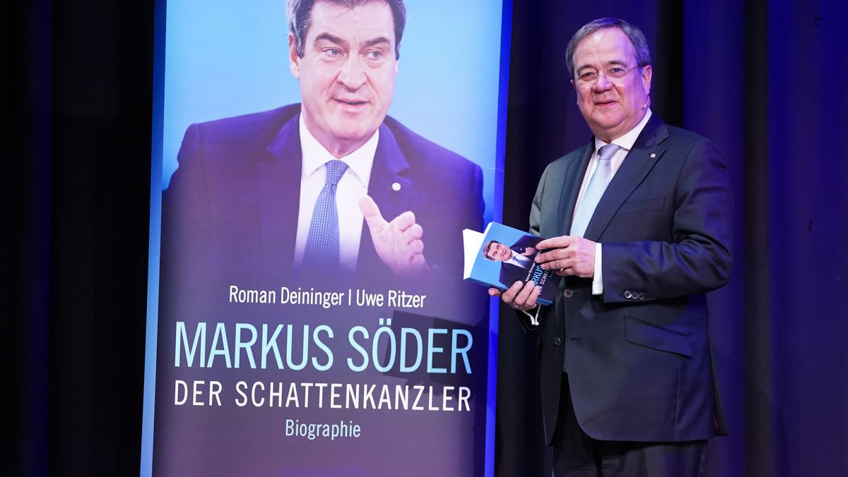 Laschet Stellt Soder Biografie Vor Naturliche Verbundete Br24