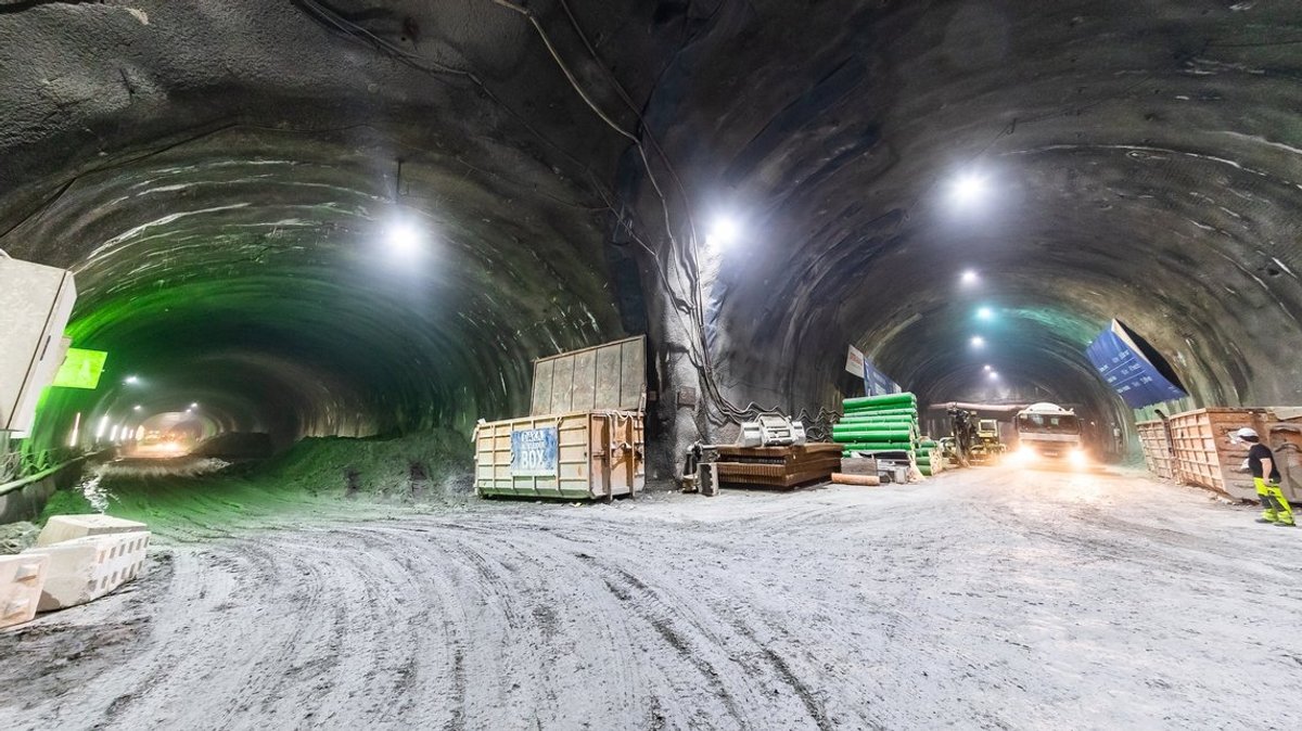 Baustelle am Brennerbasistunnel 