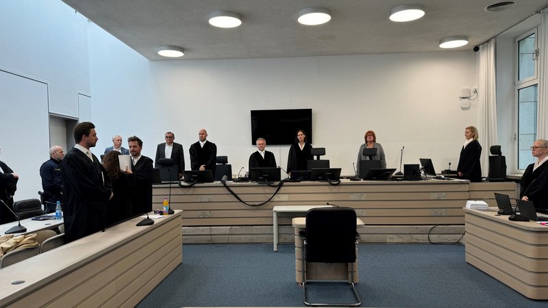 Aufnahme aus dem Gerichtssaal im Landgericht Ingolstadt. | Bild: BR/Susanne Pfaller Aufnahme aus dem Gerichtssaal im Landgericht Ingolstadt.