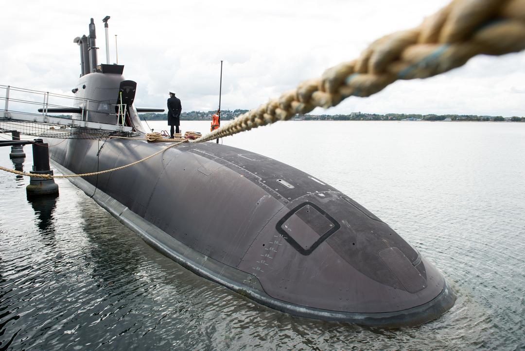 Das U-Boot «U36» der Klasse U212A wird 2016 in Eckernförde im Rahmen eines Festaktes in den Dienst gestellt. 