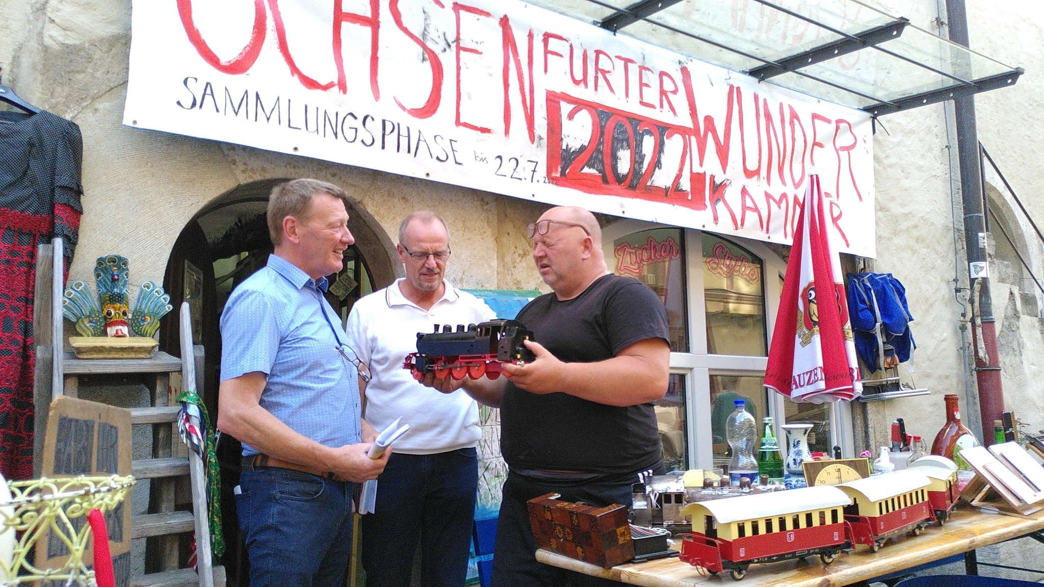 Künstler und Wundersammler Marc Haselbach in Ochsenfurt