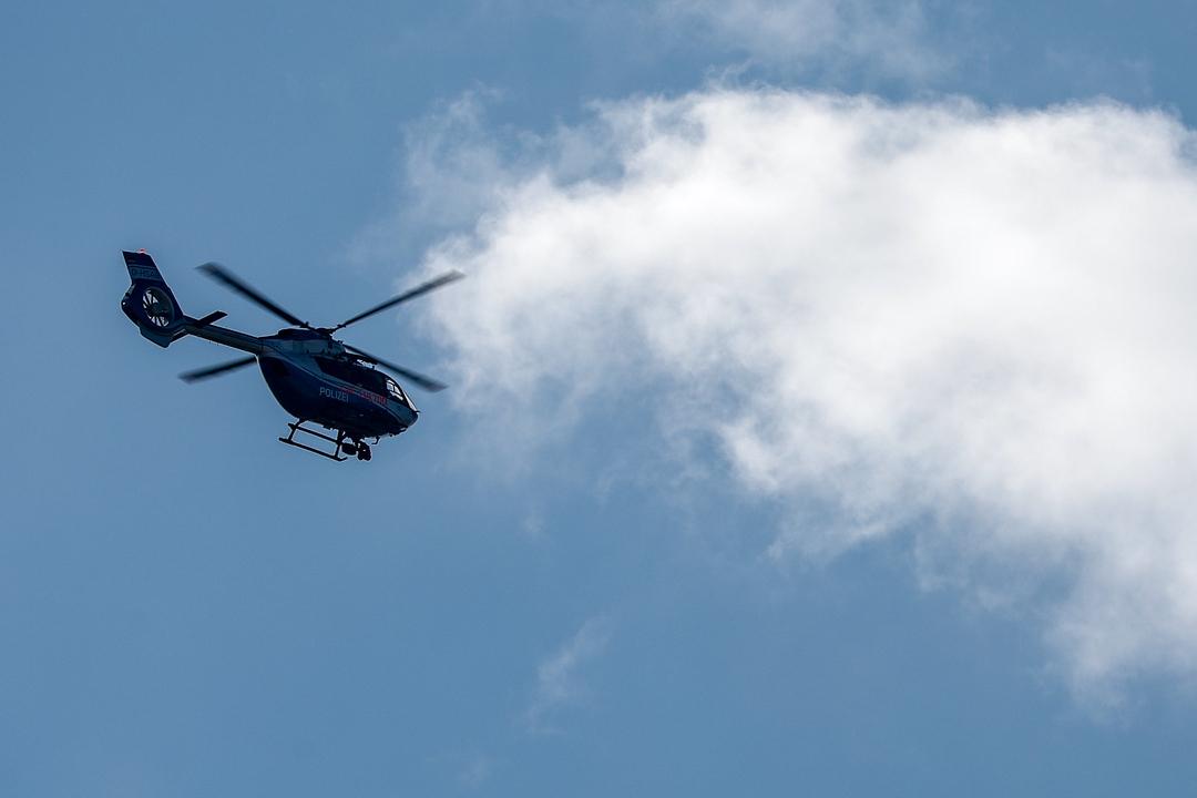 Archivbild: Hubschrauber der Polizei