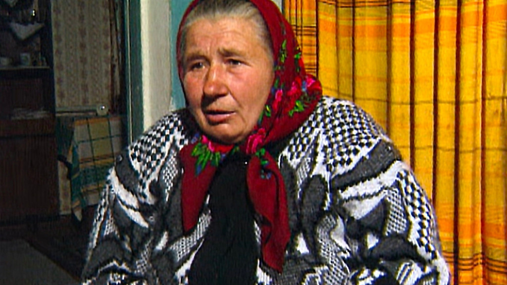 Zeitzeugin Darija Alexandrovna Polivoda aus dem ukrainischen Dorf Kortelisy