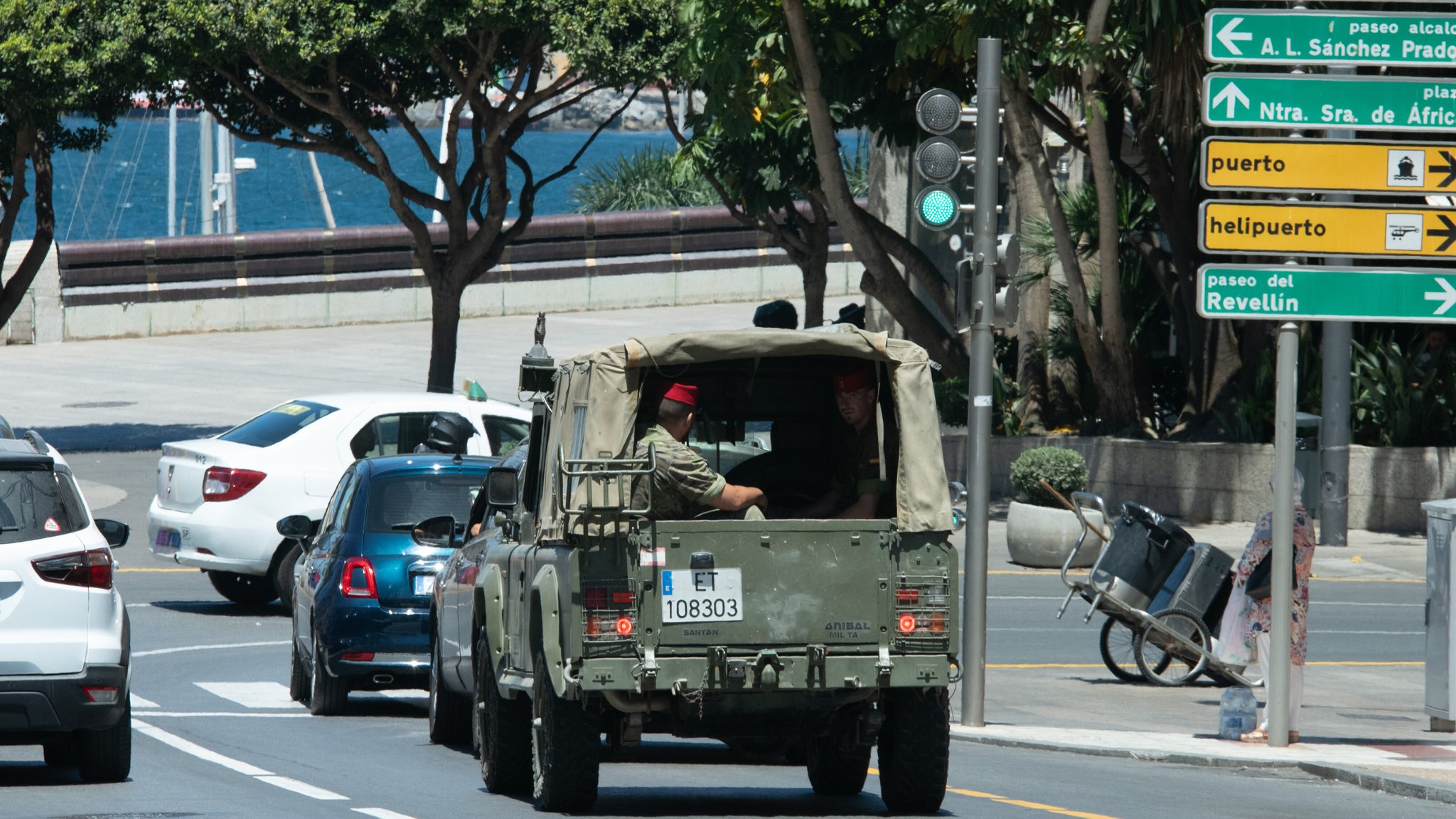 Spanisches Militär in Ceuta.