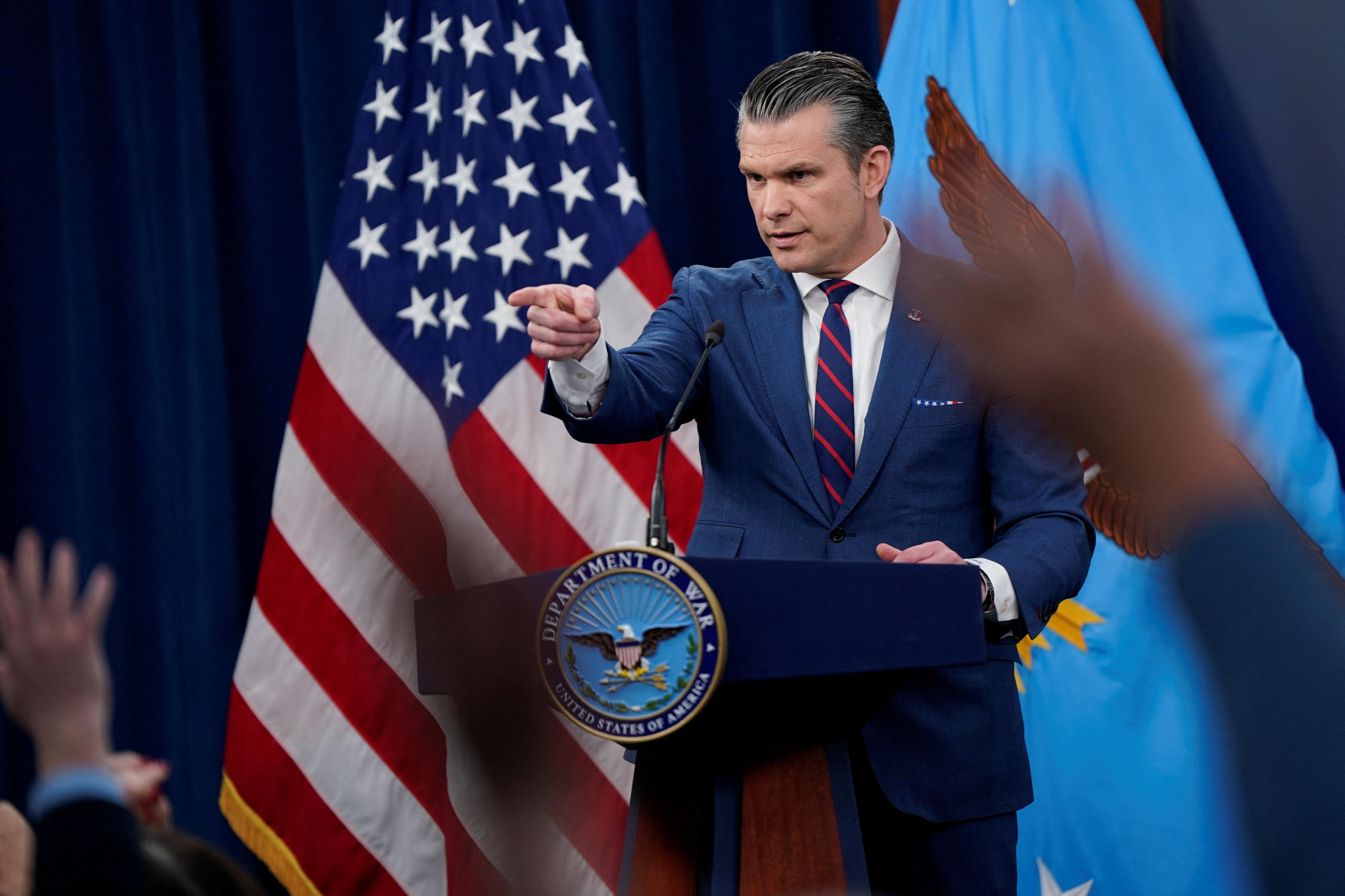 US-Verteidigungsminister Pete Hegseth