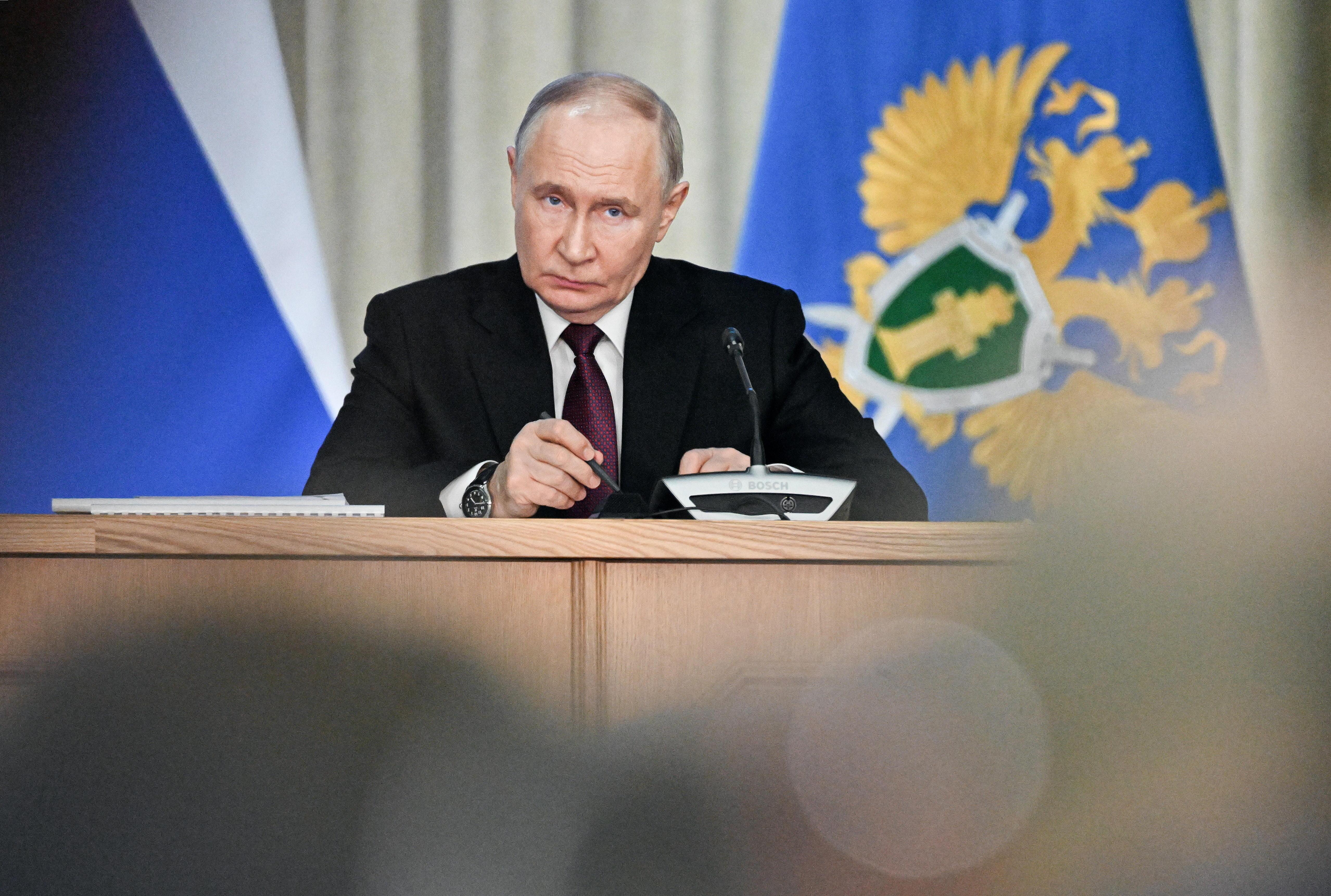 Der russische Präsident am 19. März 2026