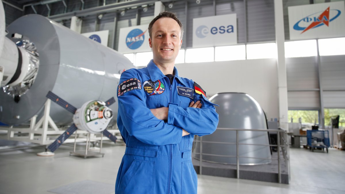 Astronaut Matthias Maurer macht sich bereit