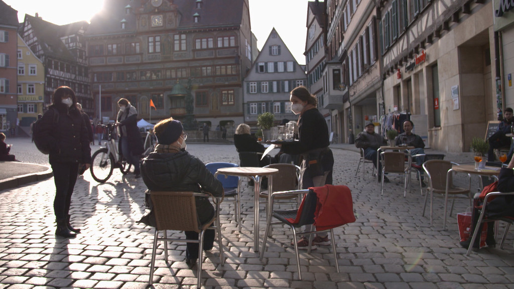 Deutschland spricht über die Modellstadt Tübingen. | Bild: BR Deutschland spricht über die Modellstadt Tübingen.