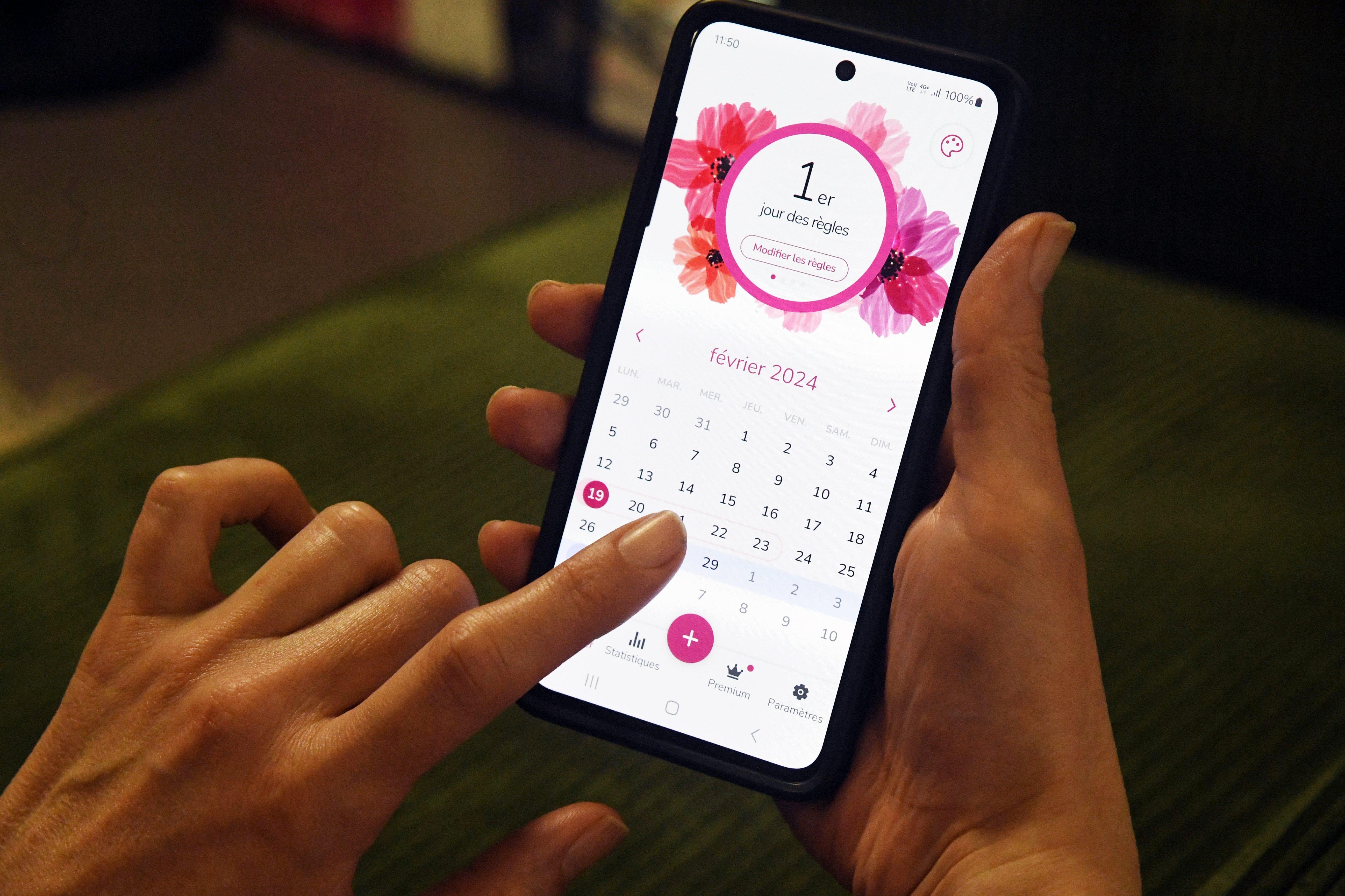 Zyklus-App sollen Frauen helfen, um ihren Menstruationszyklus zu verfolgen