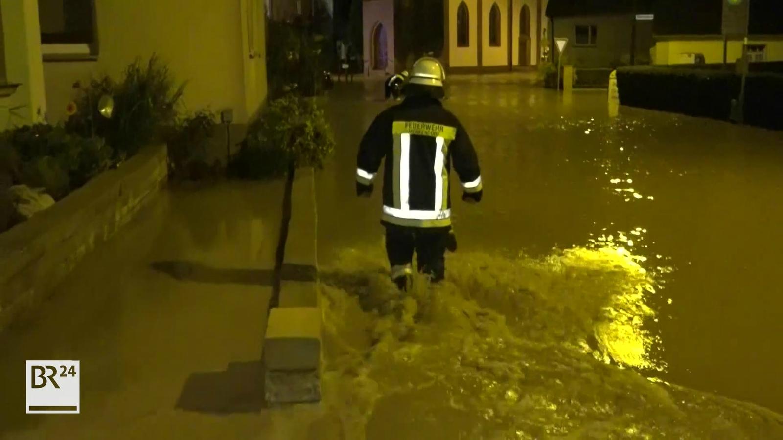 Starke Unwetter in Franken | BR24