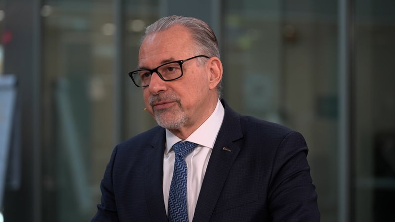 Der Generaldirektor der Europäischen Raumfahrtbehörde ESA, Josef Aschbacher, im Interview mit dem Bayerischen Rundfunk. | Bild: Bayerischer Rundfunk 2025 Der Generaldirektor der Europäischen Raumfahrtbehörde ESA, Josef Aschbacher, im Interview mit dem Bayerischen Rundfunk.