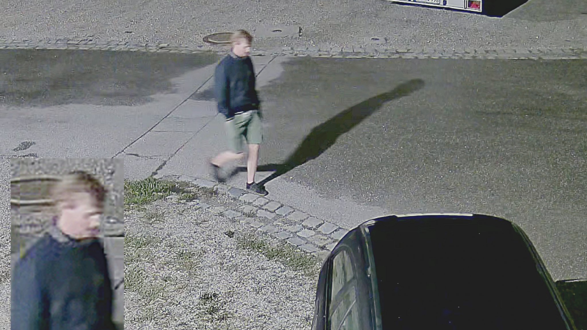 Die Polizei fahndet mit einem Foto nach dem möglichen Täter