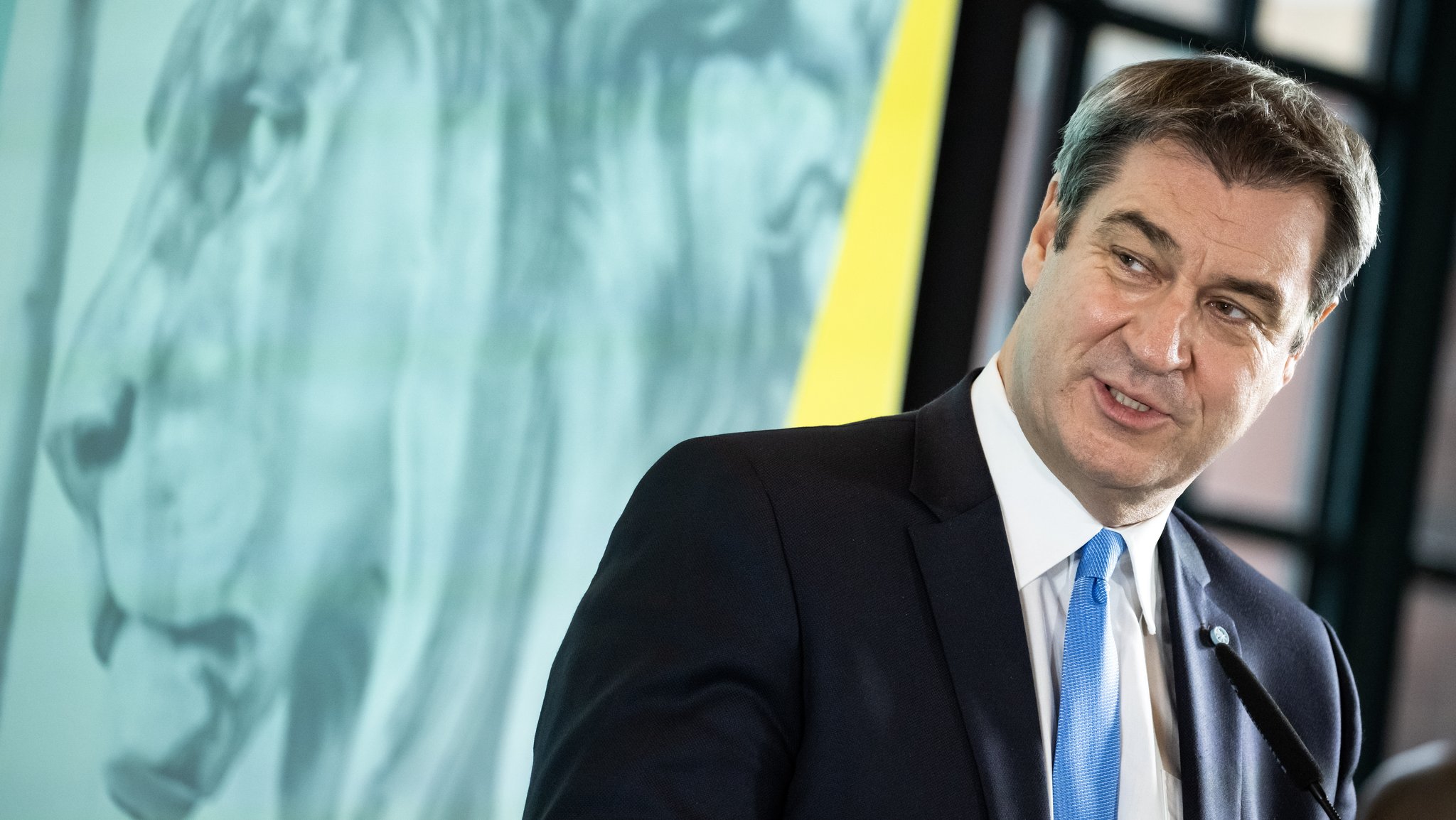 03.02.2022, Berlin: Markus Söder, Ministerpräsident von Bayern und Vorsitzender der CSU, äußert sich bei der Klausurtagung der CSU-Landesgruppe des Deutschen Bundestages.