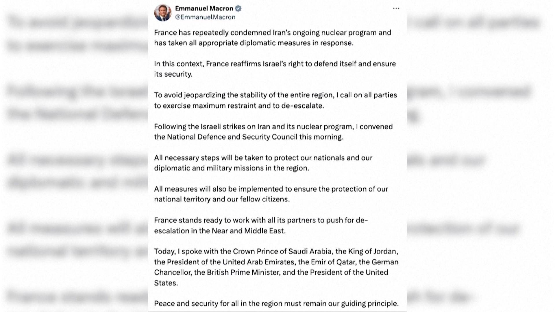 So fallen die politischen Reaktionen auf den Iran-Angriff der USA an.