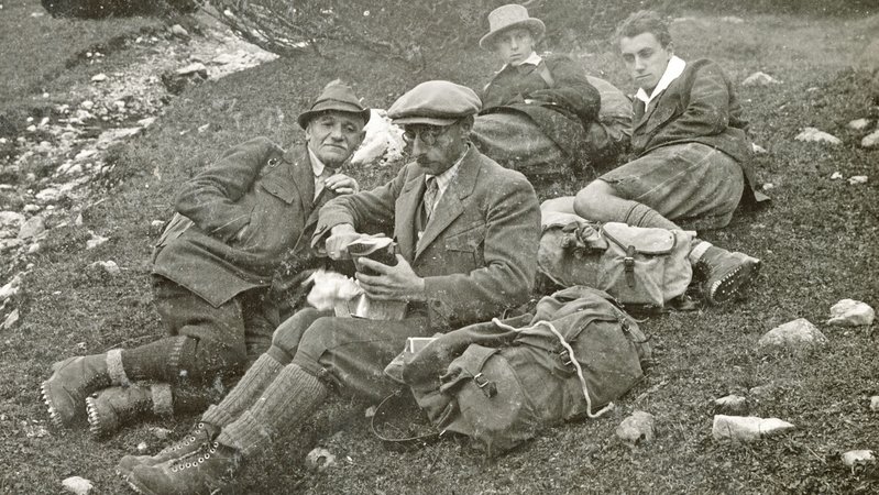 Die Sektion Donauland war bis 1924 ein Treffpunkt jüdischer Bergsteiger | Bild: DAV / Nachlass Tourenbuch Rudolf Reif Die Sektion Donauland war bis 1924 ein Treffpunkt jüdischer Bergsteiger