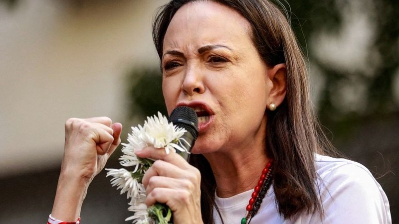 Friedensnobelpreis geht an María Corina Machado aus Venezuela | Bild: REUTERS/Leonardo Fernandez Viloria/File Photo Friedensnobelpreis geht an María Corina Machado aus Venezuela