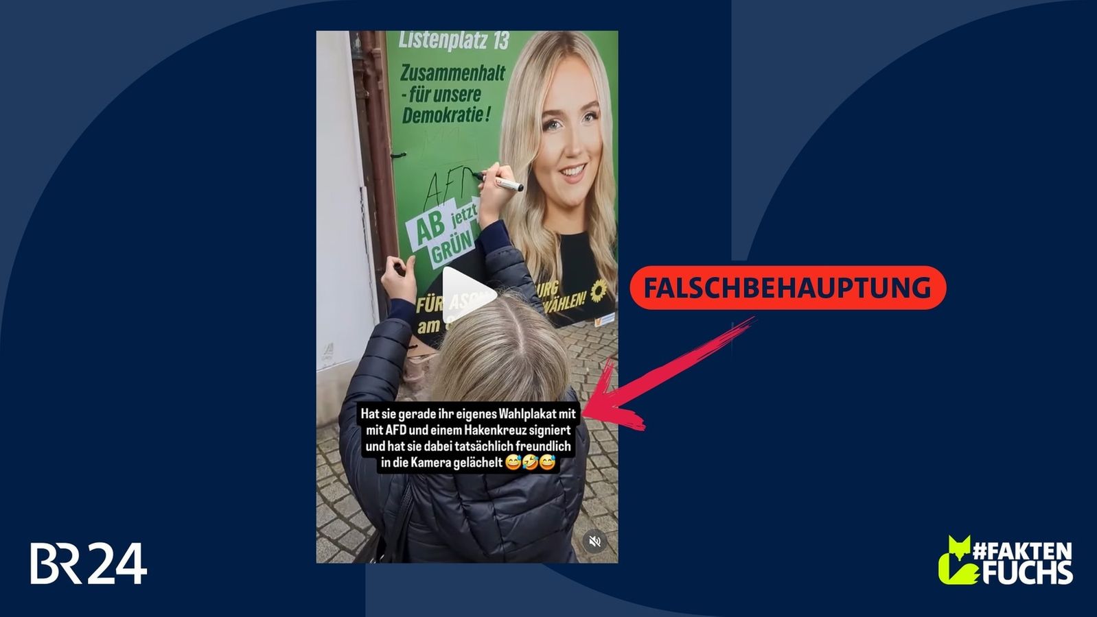 Falsche Hakenkreuz-Vorwürfe gegen Grünen-Kandidatin - Bayerischer Rundfunk