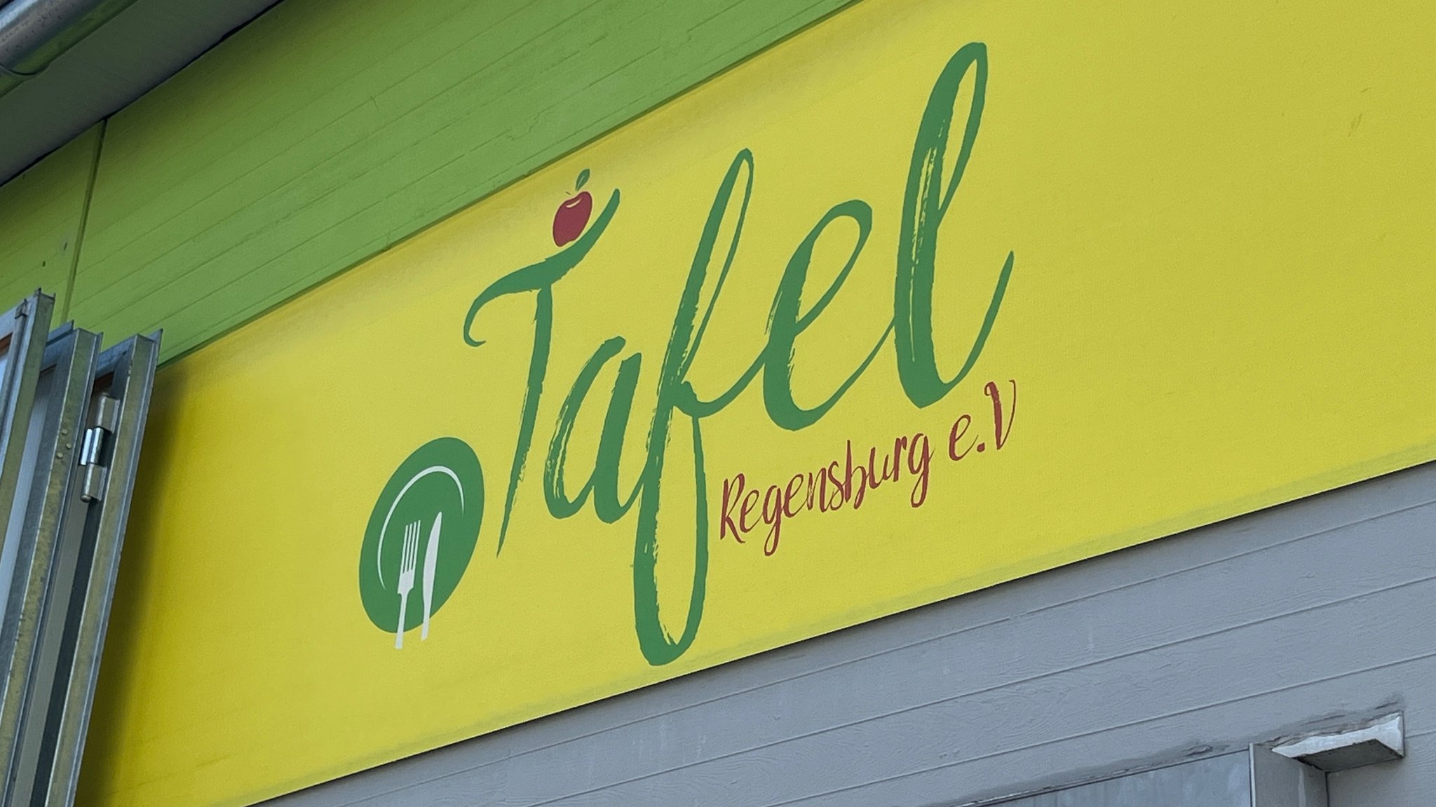 Die Tafel in Regensburg.