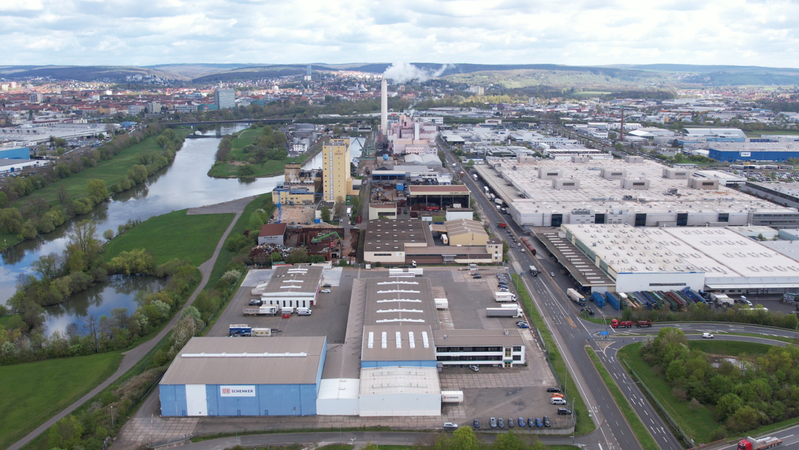 Schweinfurts Stadtbild ist geprägt durch die ansässige Großindustrie. | Bild: BR Schweinfurts Stadtbild ist geprägt durch die ansässige Großindustrie.