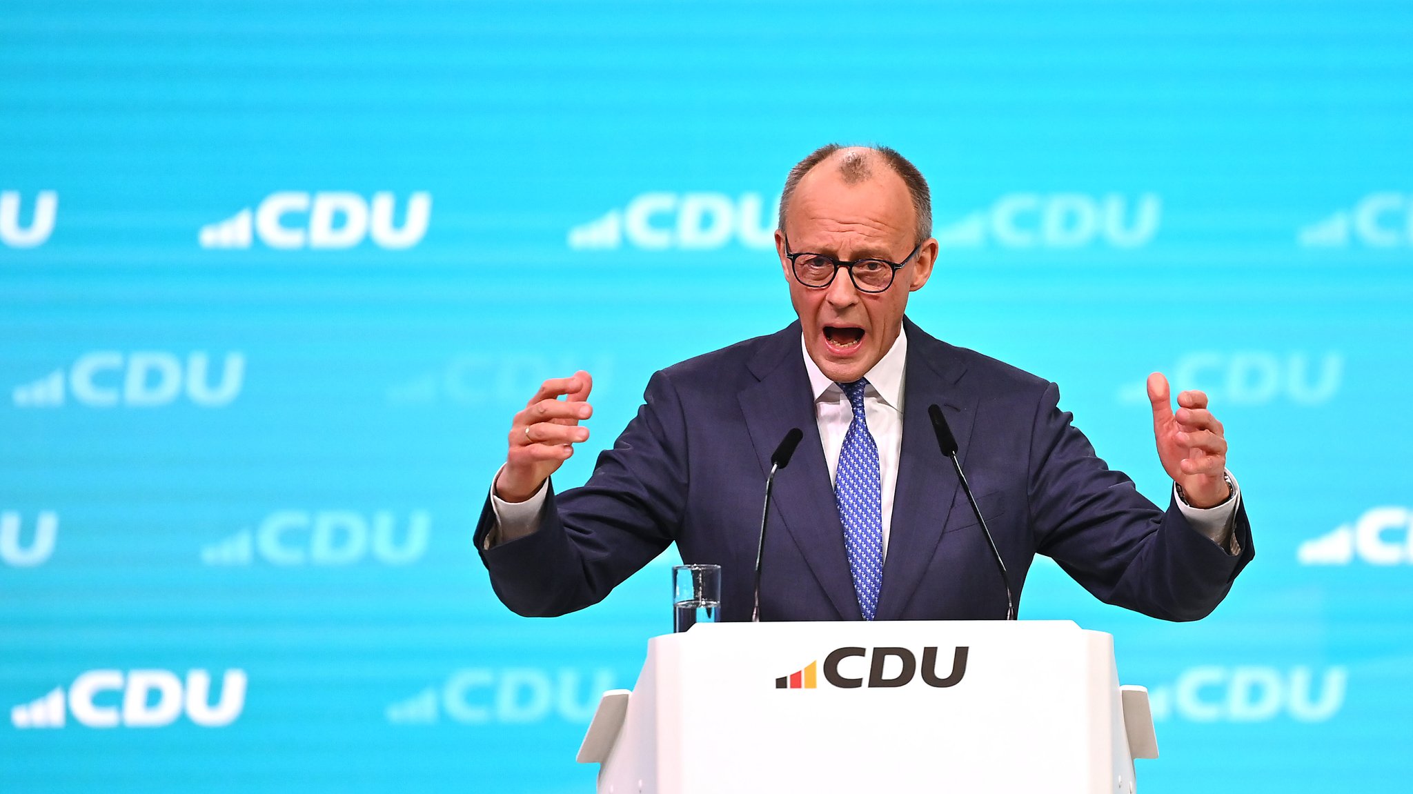 Merz mit 91 Prozent als CDU-Vorsitzender wiedergewählt
