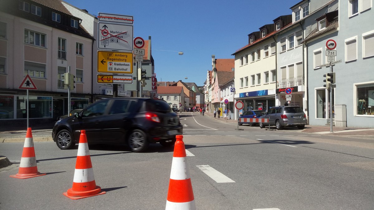 Baustart für Flaniermeile in Schwandorf
