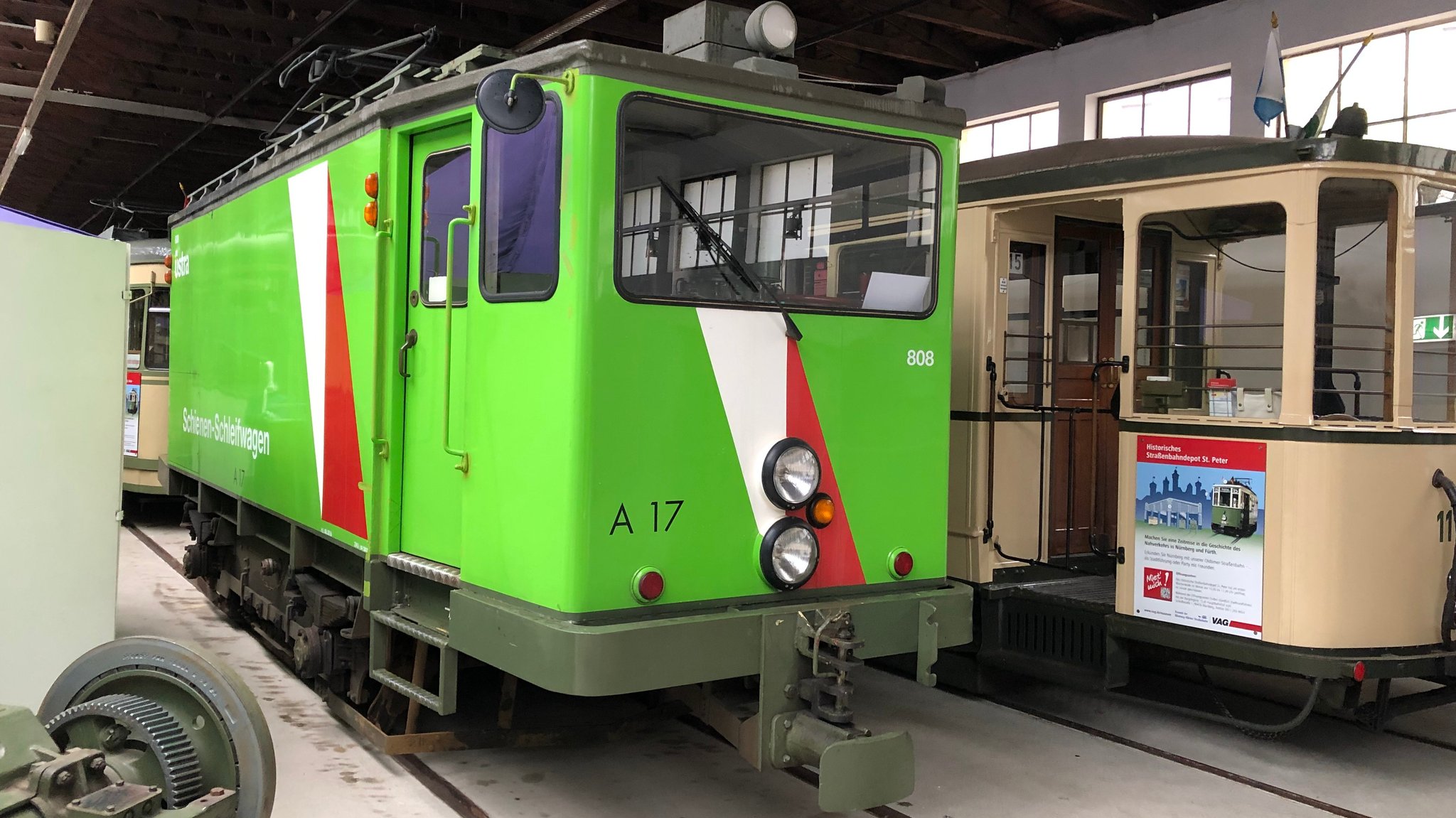 Schienenschleifwagen A17 aus dem Jahr 1937