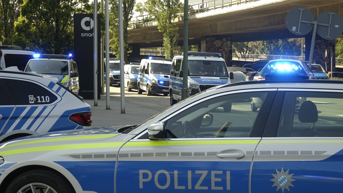 Polizeieinsatz in München (Symbolbild).