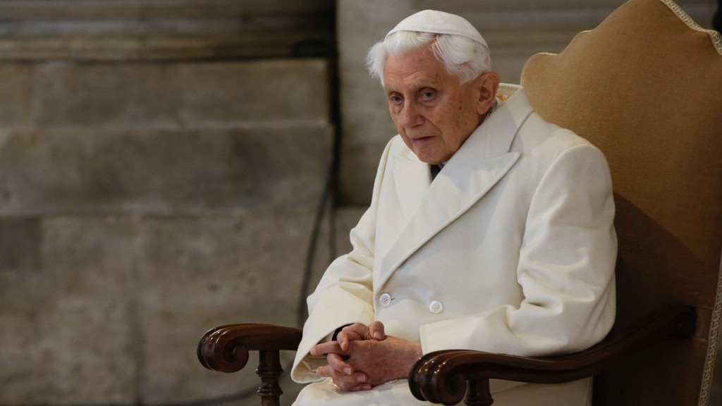 Der emeritierte Papst Benedikt XVI. im Jahr 2015.