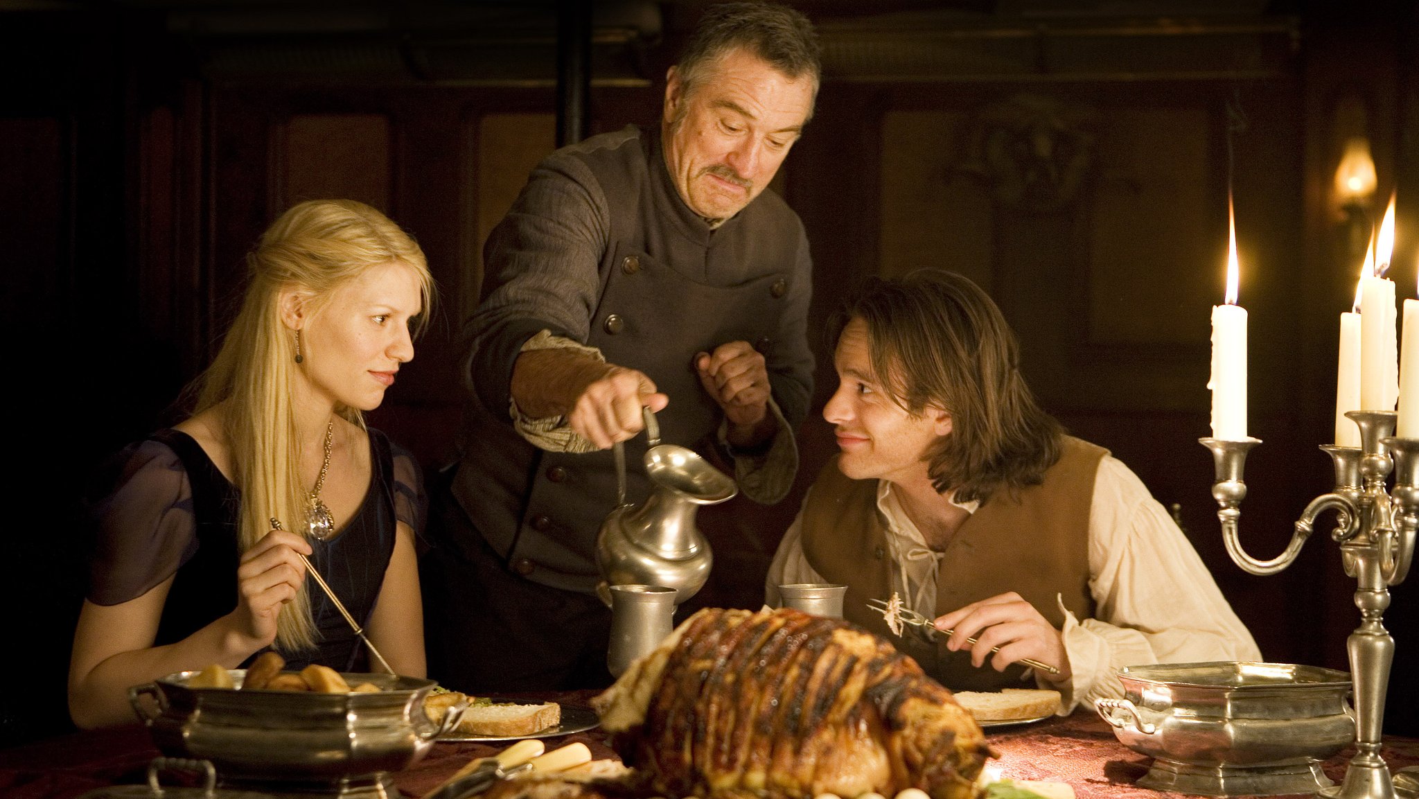 Filmszene aus "Der Sternwanderer" mit Claire Danes und Robert de Niro (m.)