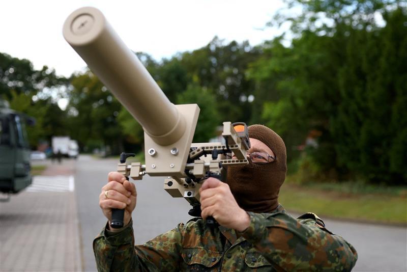 Anti-Drohnenübung der Bundeswehr