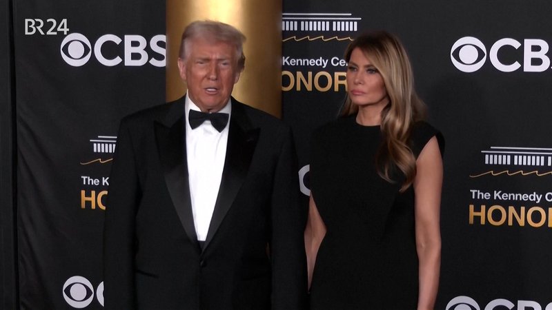 US-Präsident Donald Trump und die First Lady Melania | Bild: BR24 US-Präsident Donald Trump und die First Lady Melania