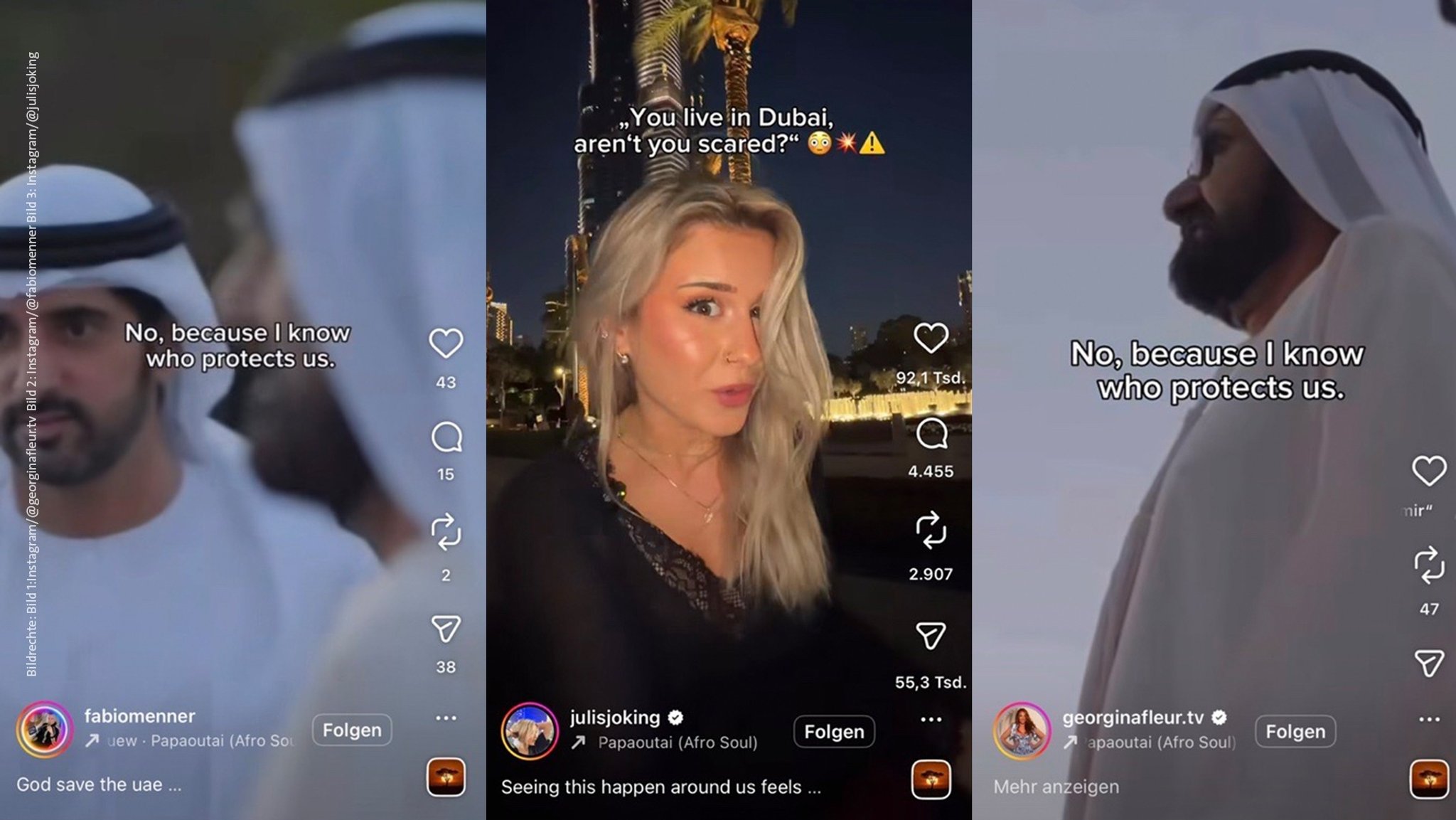 Influencer in Dubai: Warum posten alle das Gleiche zum Krieg?