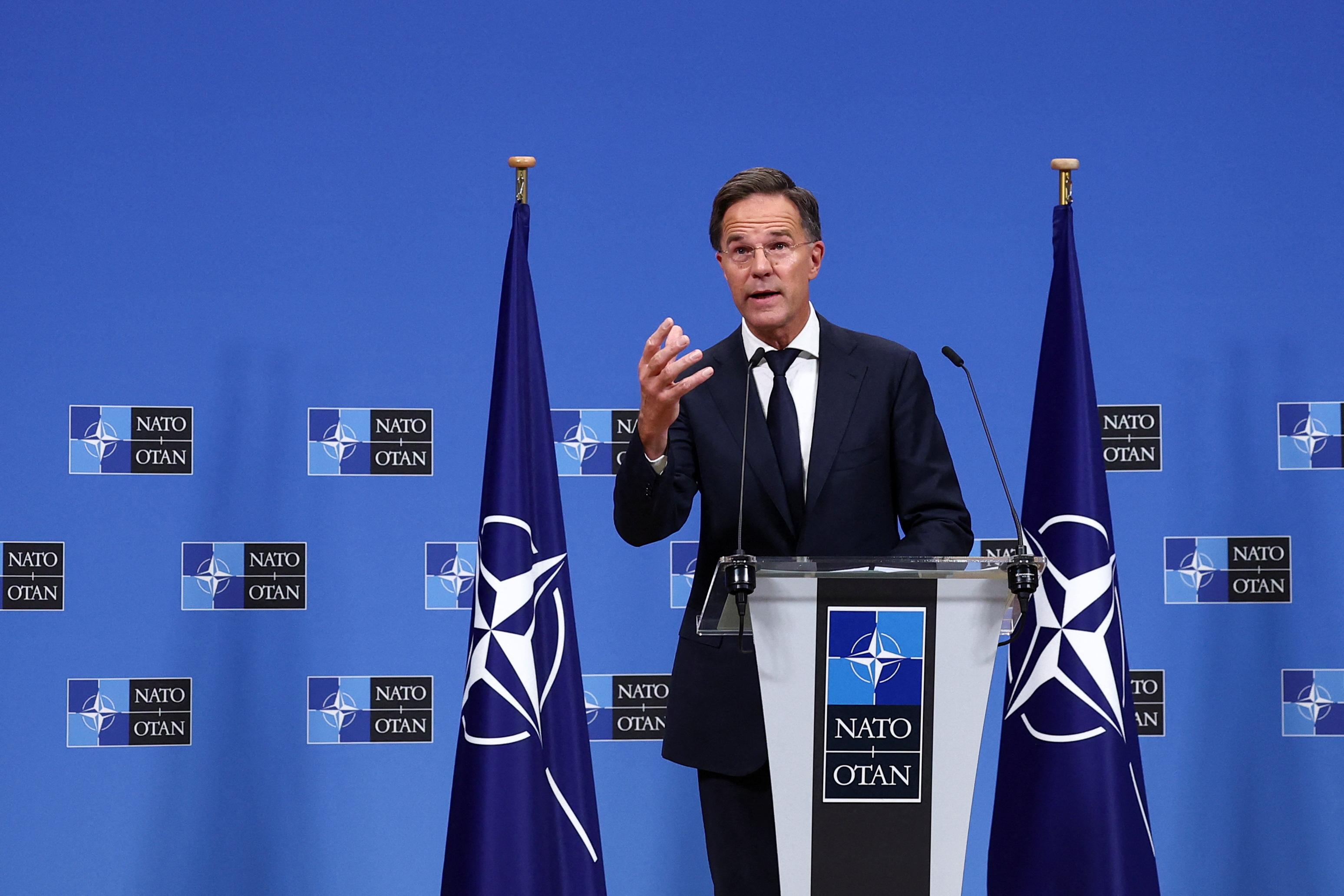 Der neue Nato-Generalsekretär Mark Rutte am 01.10.24